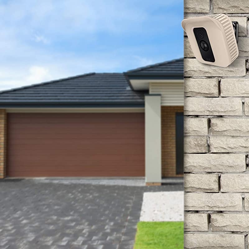 Silicone Skin for Blink XT2XT Camera 3 Pack Premium Silicone UV Weather Resistant Protective and Camouflaged Case Cover for Blink XT2 XT Home Security Indoor Outdoor Camera Beige