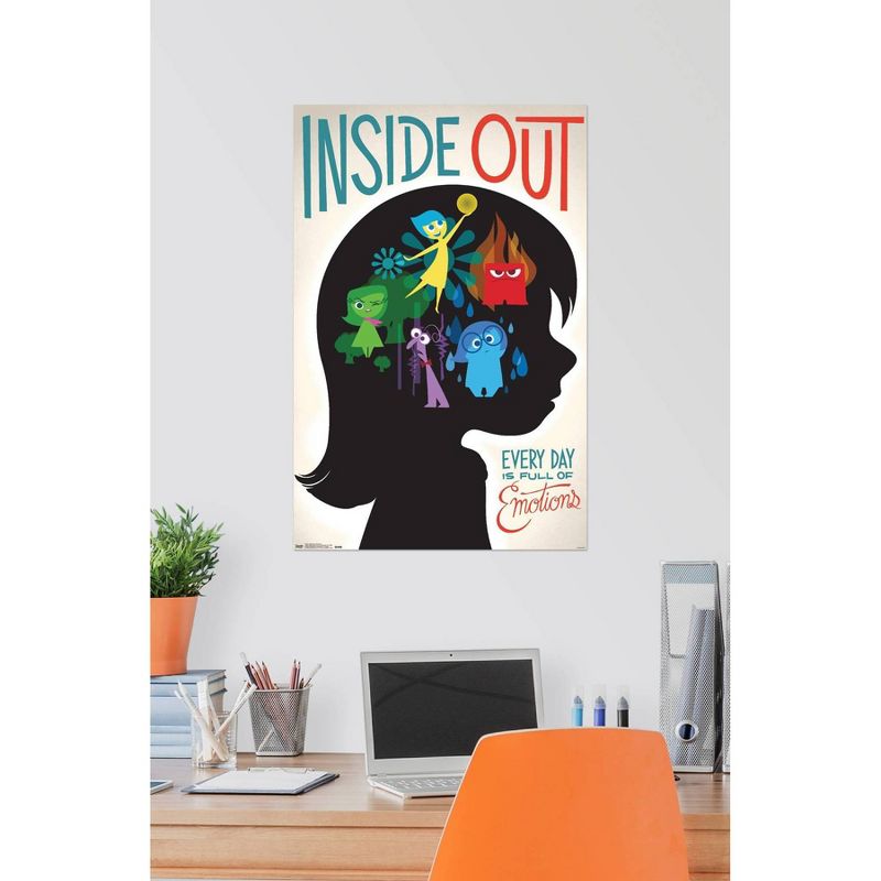 34" x 22" Disney Pixar Inside Out Unframed Wall Poster - Trends International