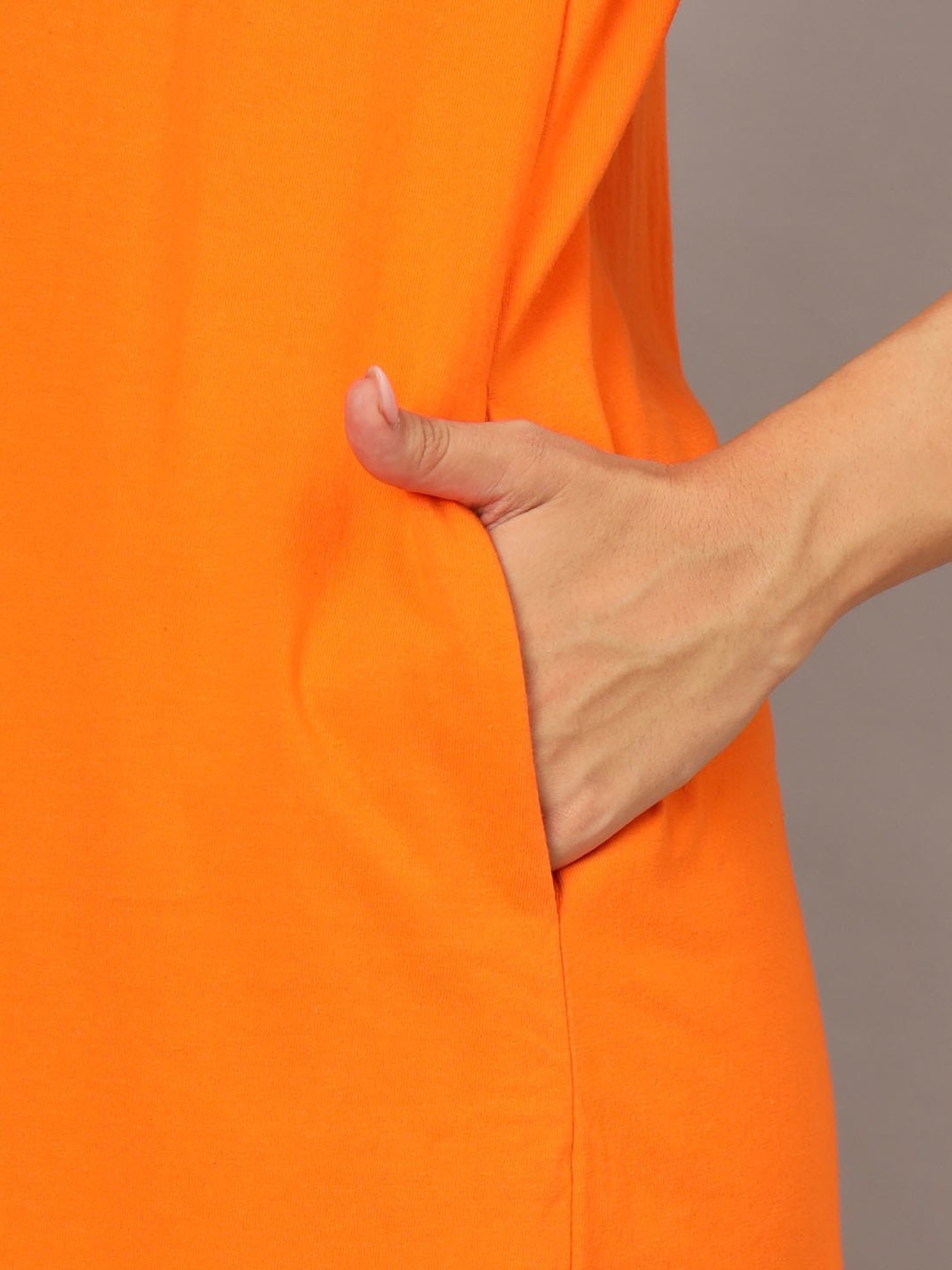 BRINNS Orange Midi Dress