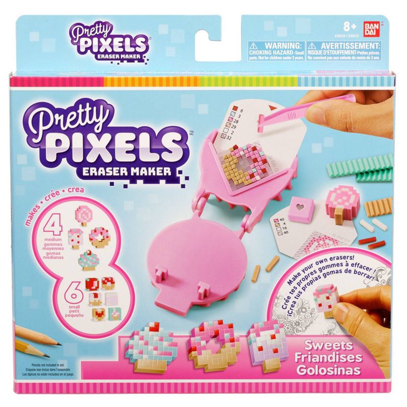 Pretty Pixels Eraser Maker Sweets Pack DIY Art Kit
