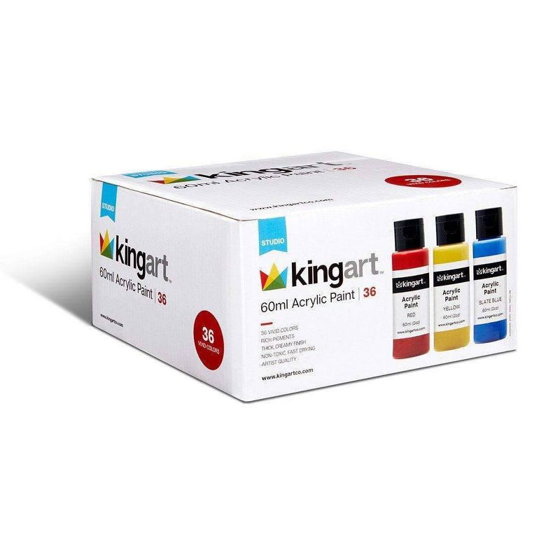 36pc Acrylic Paint Set - Kingart