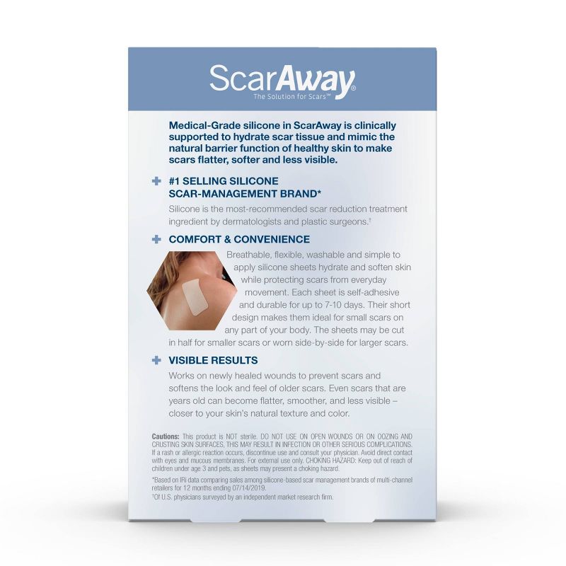 ScarAway Scar Treatment Sheets - 8ct