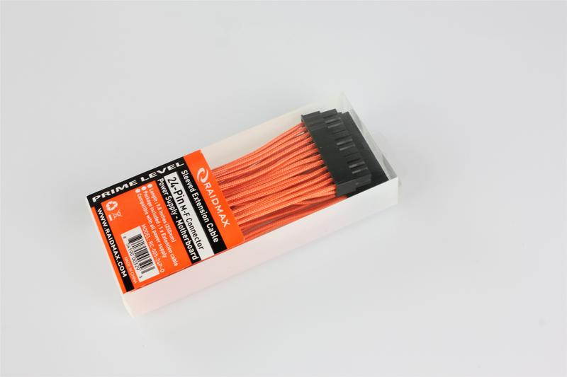 RAIDMAX ATX 24Pin to 20+4Pin PSU Power Supply Extension Cable-Black