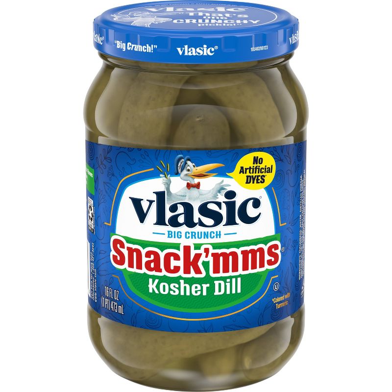 Vlasic Snack'mms Kosher Dill Pickles - 16oz