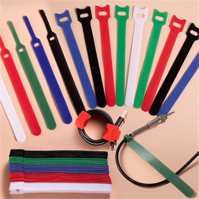 50 self adhesive Velcro tape, data cable binding, earphone wire management, Winder storage tape