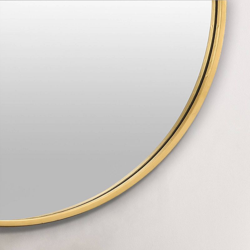 Beckham Round Mirror Gold - FirsTime