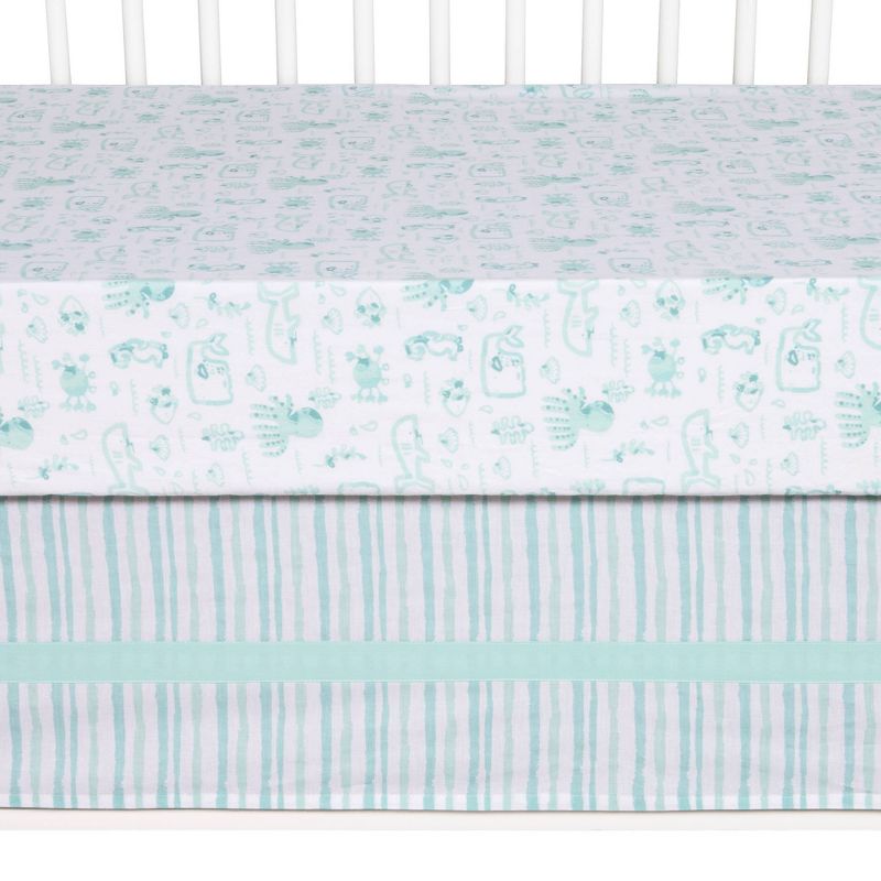 My Baby Sam Heart of Gold Crib Bedding Set - 9pc