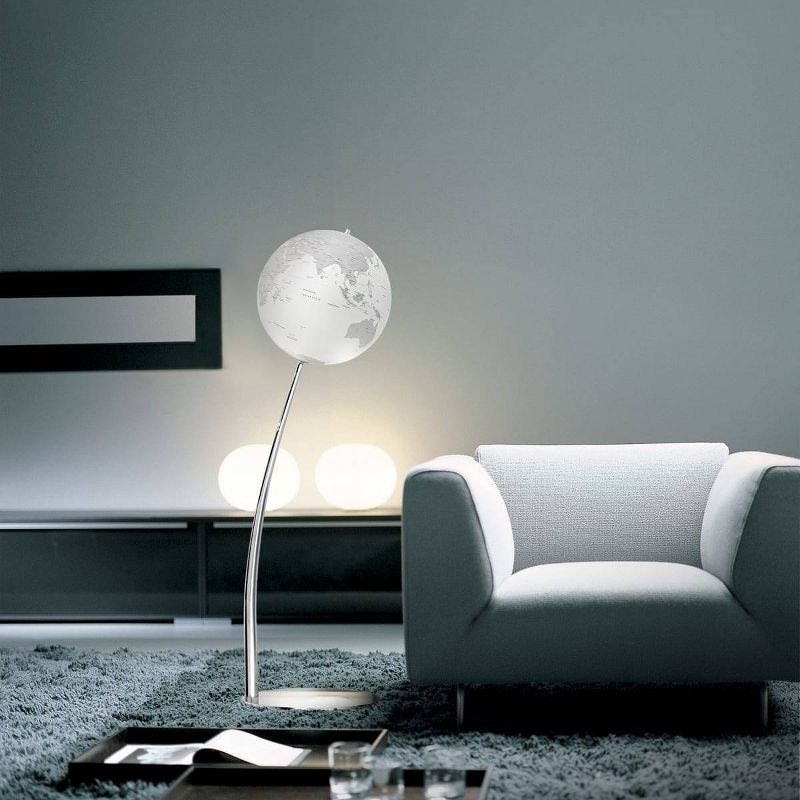 Stem Reflection Minimalist Floor Globe - Waypoint Geographic