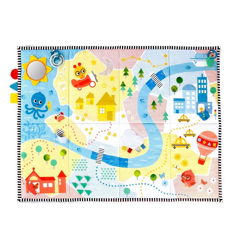 Baby Einstein Sea & City Sensory Playscape Plush Activity Mat