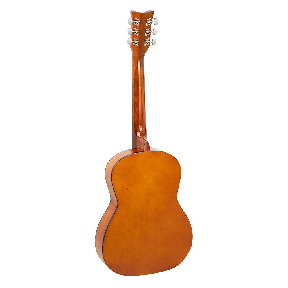 38 inch Folk Guitar with Bag & Board &Belt & Liquid Crystal Tuner & Strings Set Natural Color