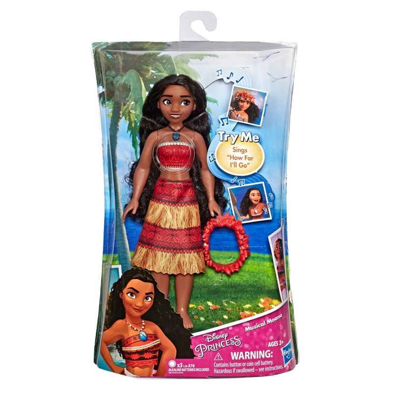 Disney Princess Musical Moana Fashion Doll with Shell Necklace
