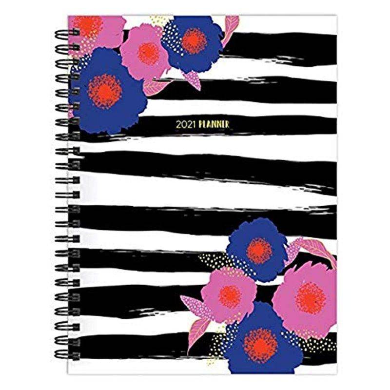 Life Noble Notes Bound On Side Stitched Notebooks: 5 in x 7 in. (Orange Cover, Gridded Pages)