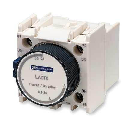 SCHNEIDER ELECTRIC LADR2 IEC Timer Module,1NO/1NC,.1 to 30sec
