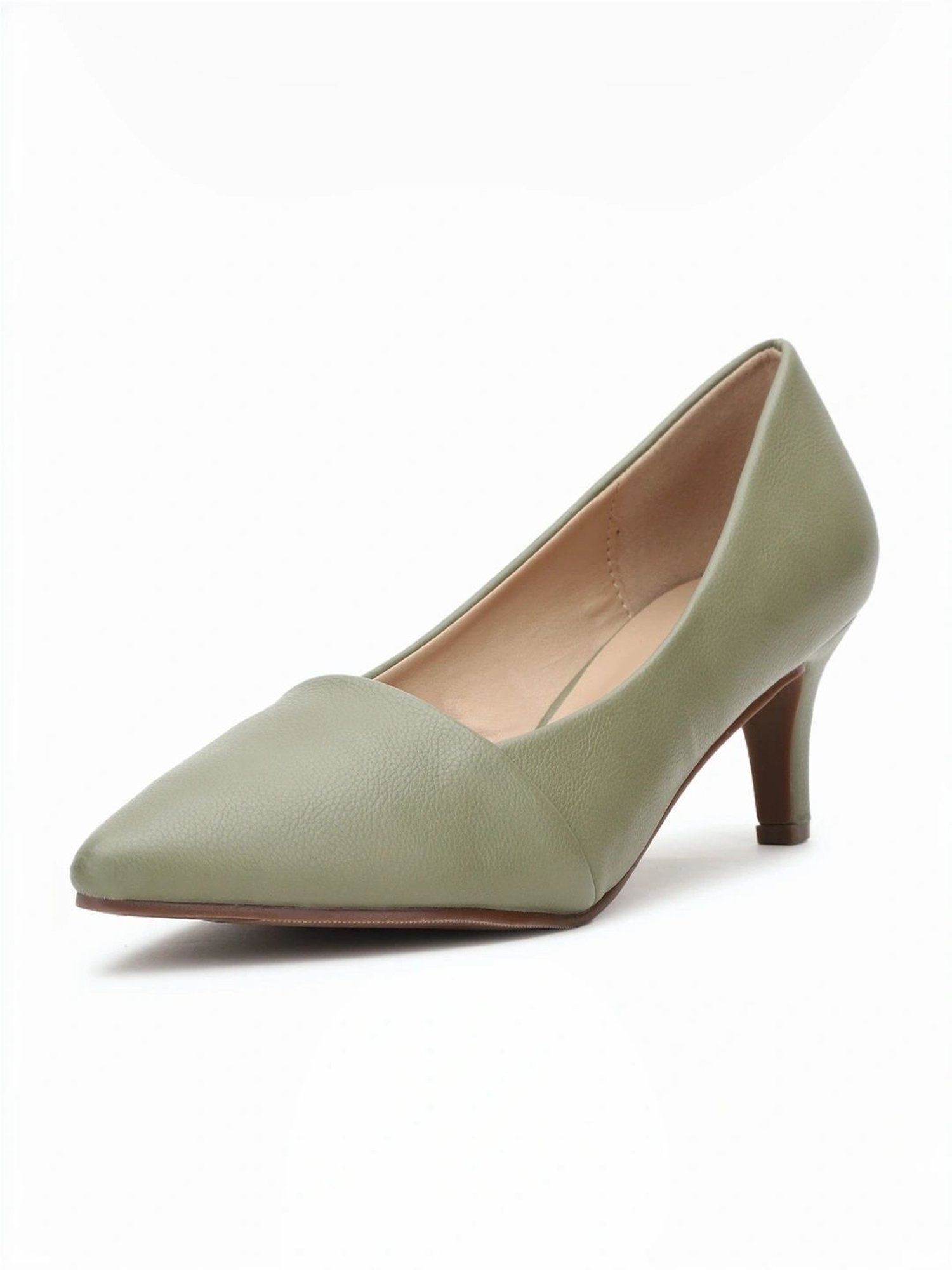 Flat N Heels Women's Pink Stiletto Pumps