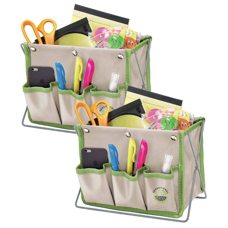 2pk 3-Pocket Desk Organizer - Sensational Classroom