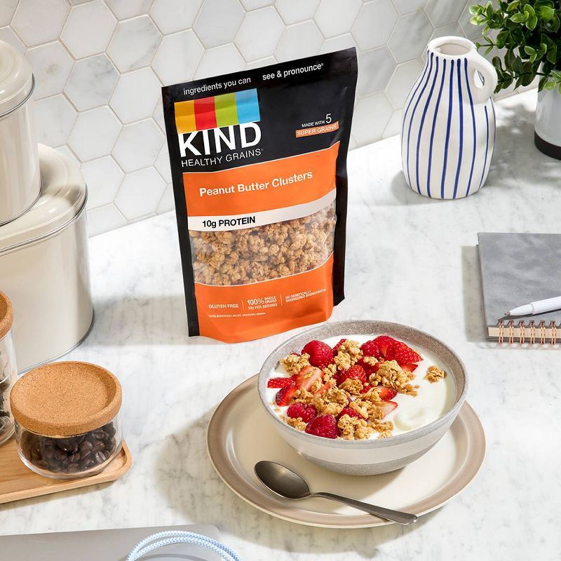 KIND Peanut Butter Whole Grain Clusters Granola - 17oz