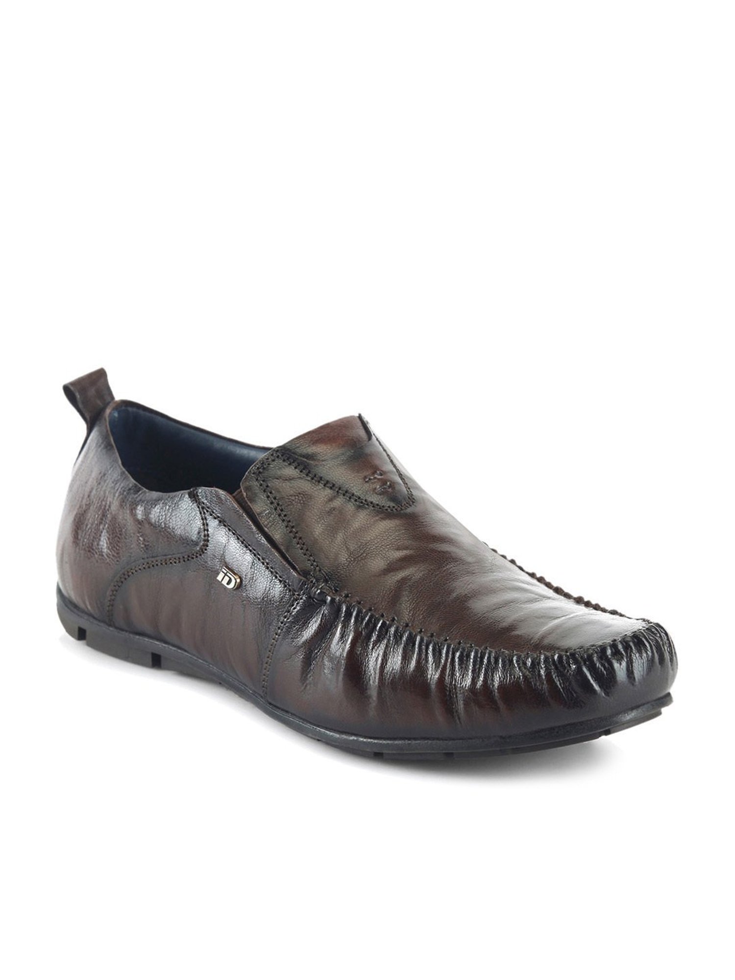 ID Men's Wine Casual Loafers