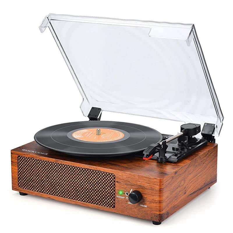Player Turntable Vinyl Player with Speakers Turntables for Vinyl s 3 Speed Belt Driven Vintage Player Vinyl Player Music Vinyl Turntable