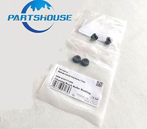 Printer Parts 1Sets New Fuser Cleaning Roller & Brush Roller A2XK740400 A161771000 for K0nica minolta Yoton C654e 754e C654 C754 C654e C754e - (Color: Fuser Clean Roller)