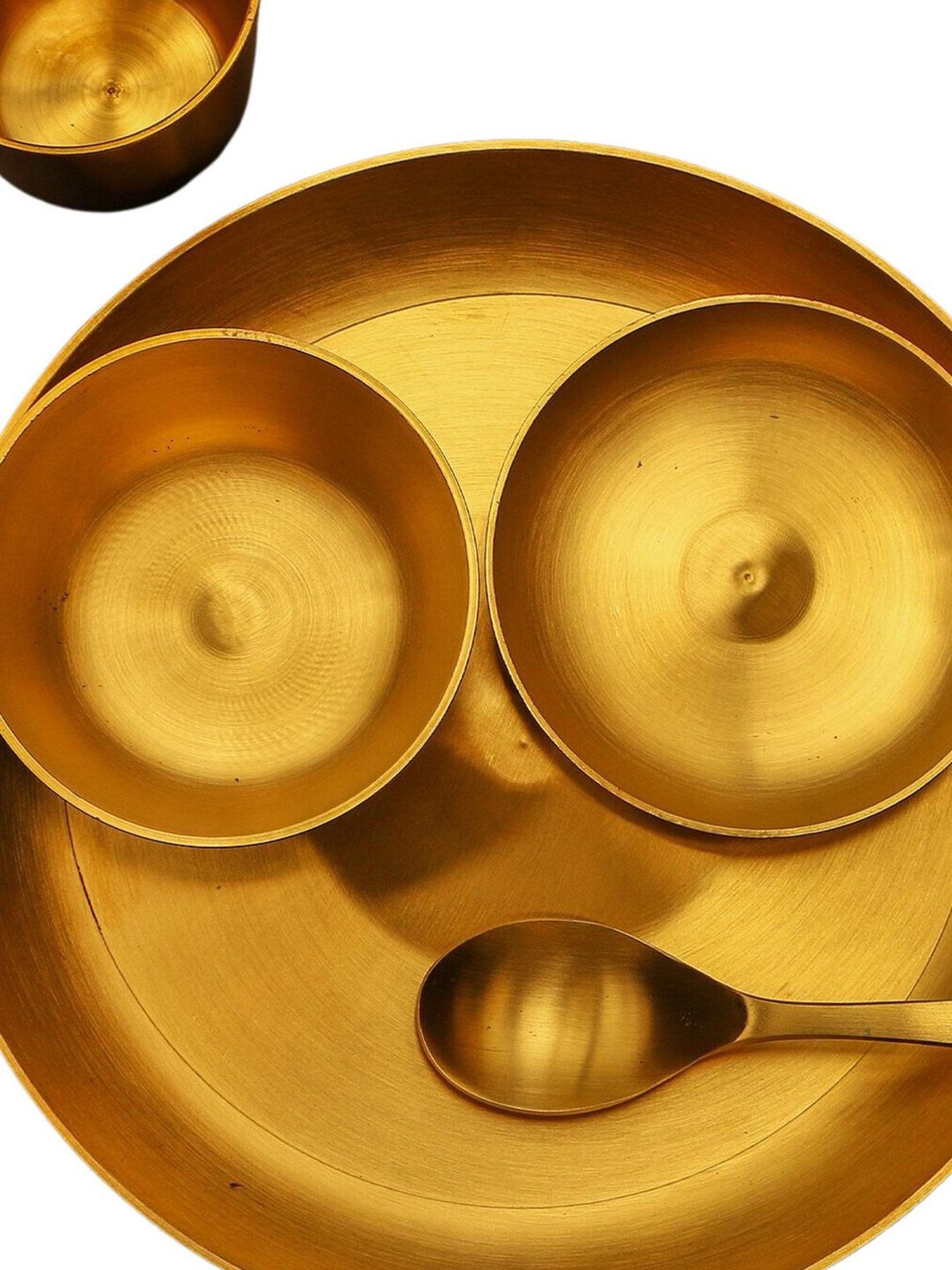 Ambi Pure Kansa Exquisite Kids Thali Set - 5 Pcs Set