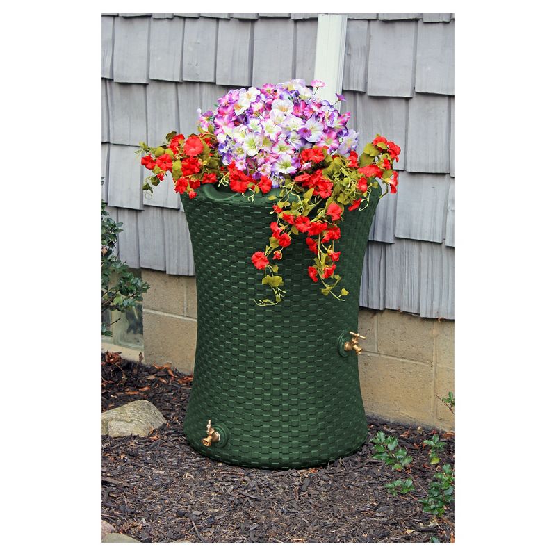 Impressions Nantucket 50 Gallon Rain Saver - Green - Good Ideas