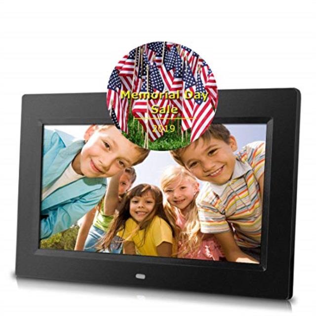 10inch digital photo frame black, hiresolution, various transitional effects, slide show,interval time adjustable, plug in a sd card or flash drive to access and display your photos.