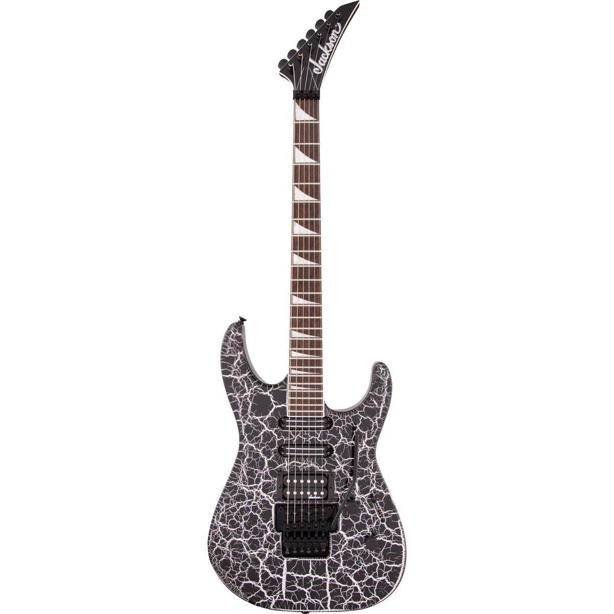 Jackson SL3X DX X Series Soloist Crackle Electric Guitar, Silver Crackle
