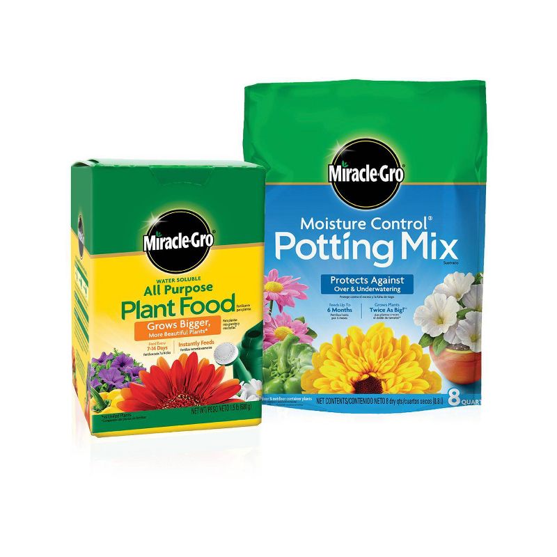 Miracle-Gro Water Soluble Plant Food and Potting Mix