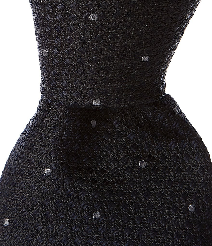 Murano Atascosa Dot Narrow 2 3/4#double; Silk Tie