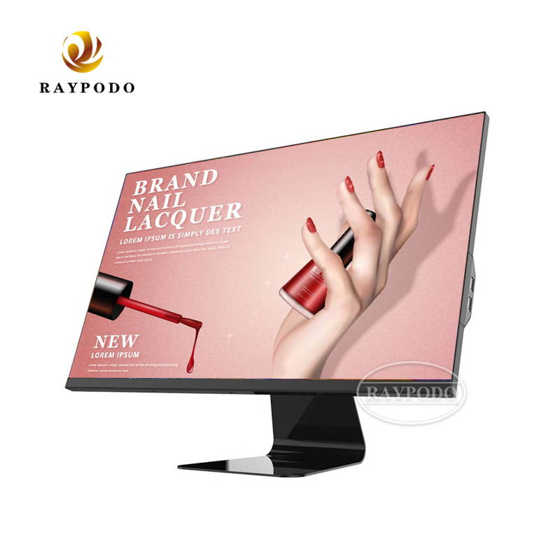 Raypodo 21.5 23.8 inch Frameless FHD All In One computer I3-7100 / I5-7400 / I7-8700 4G+120GB SSD