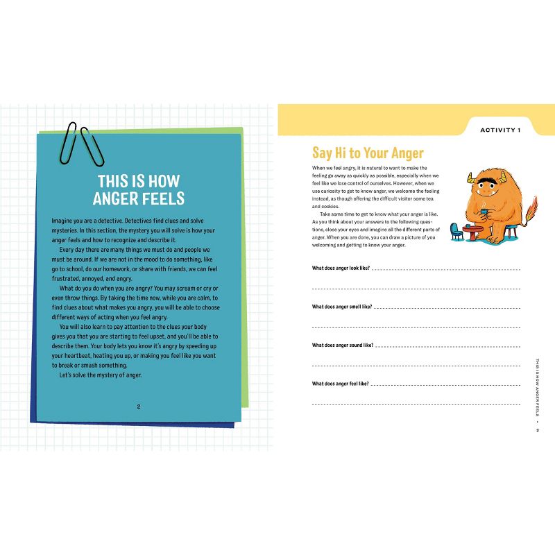 Anger Management Workbook for Kids - by Samantha Snowden (Paperback)