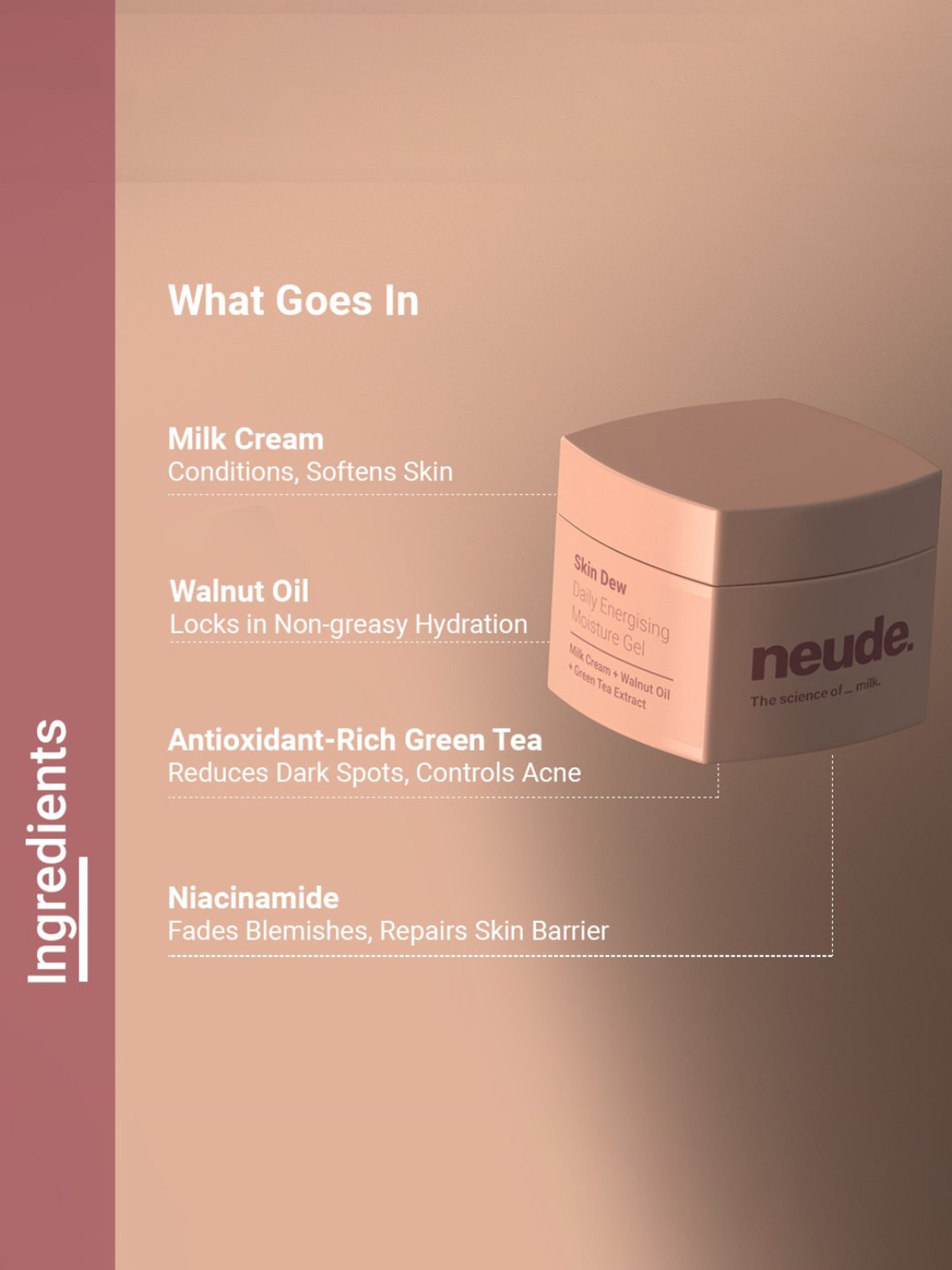 Neude Skin Dew Daily Energising Moisture Gel - 50 ml