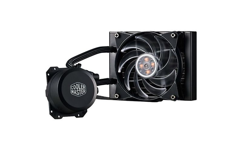 Cooler Master MasterLiquid ML120L RGB - 1 x 120 mm - 66.7 CFM - 30 dB(A) Noise - Liquid Cooler Cooler - 4-pin PWM, 3-pin