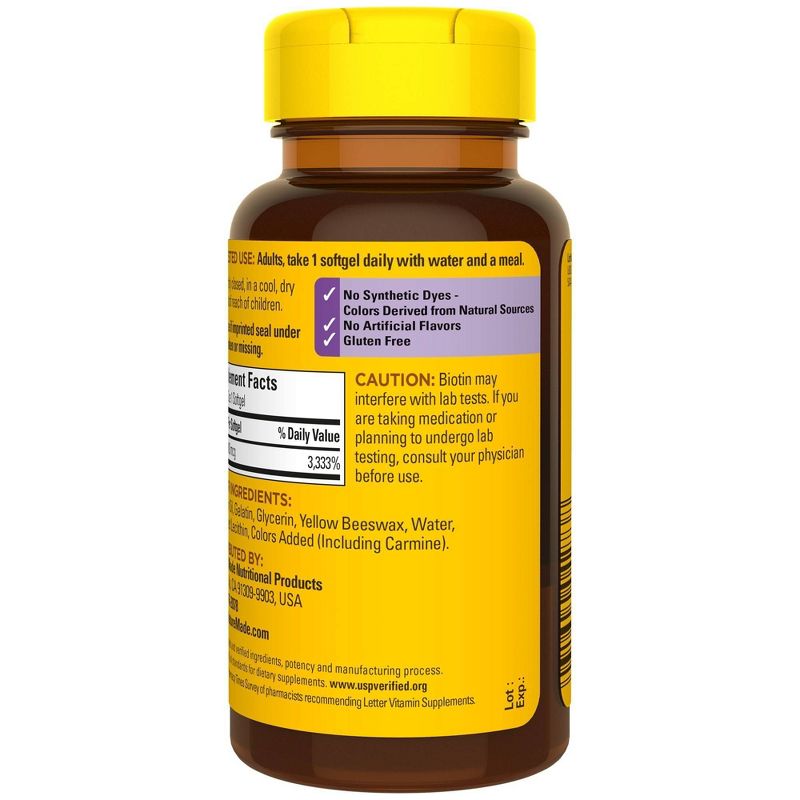 Nature Made Biotin 1000 mcg Softgels - 120ct