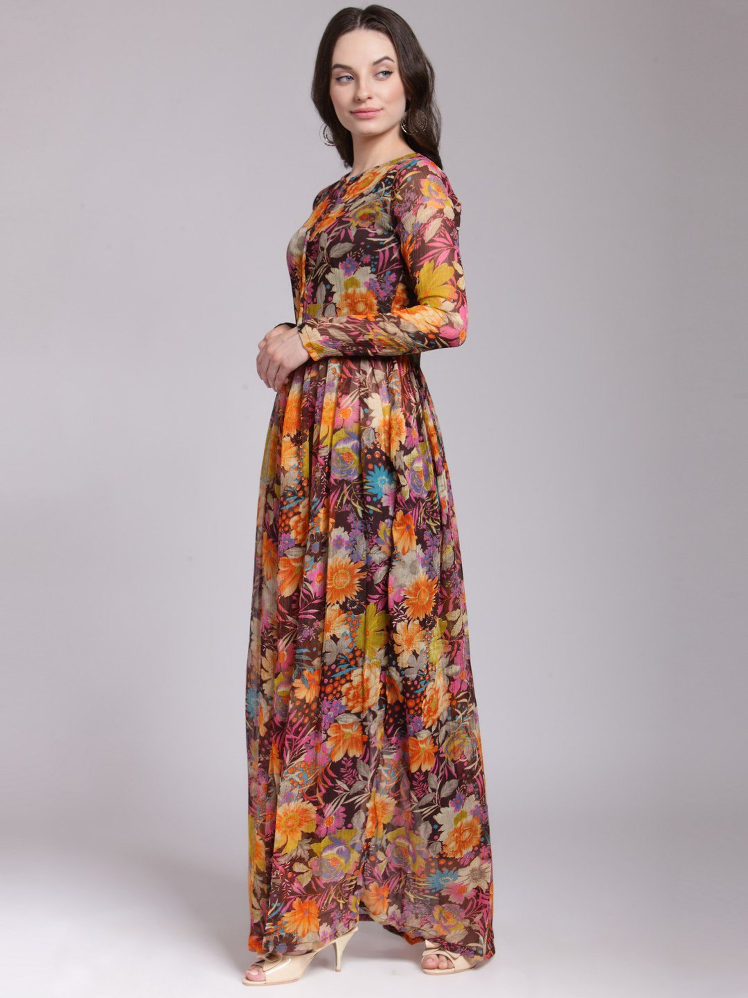 Cation Multicolor Floral Print Tunic