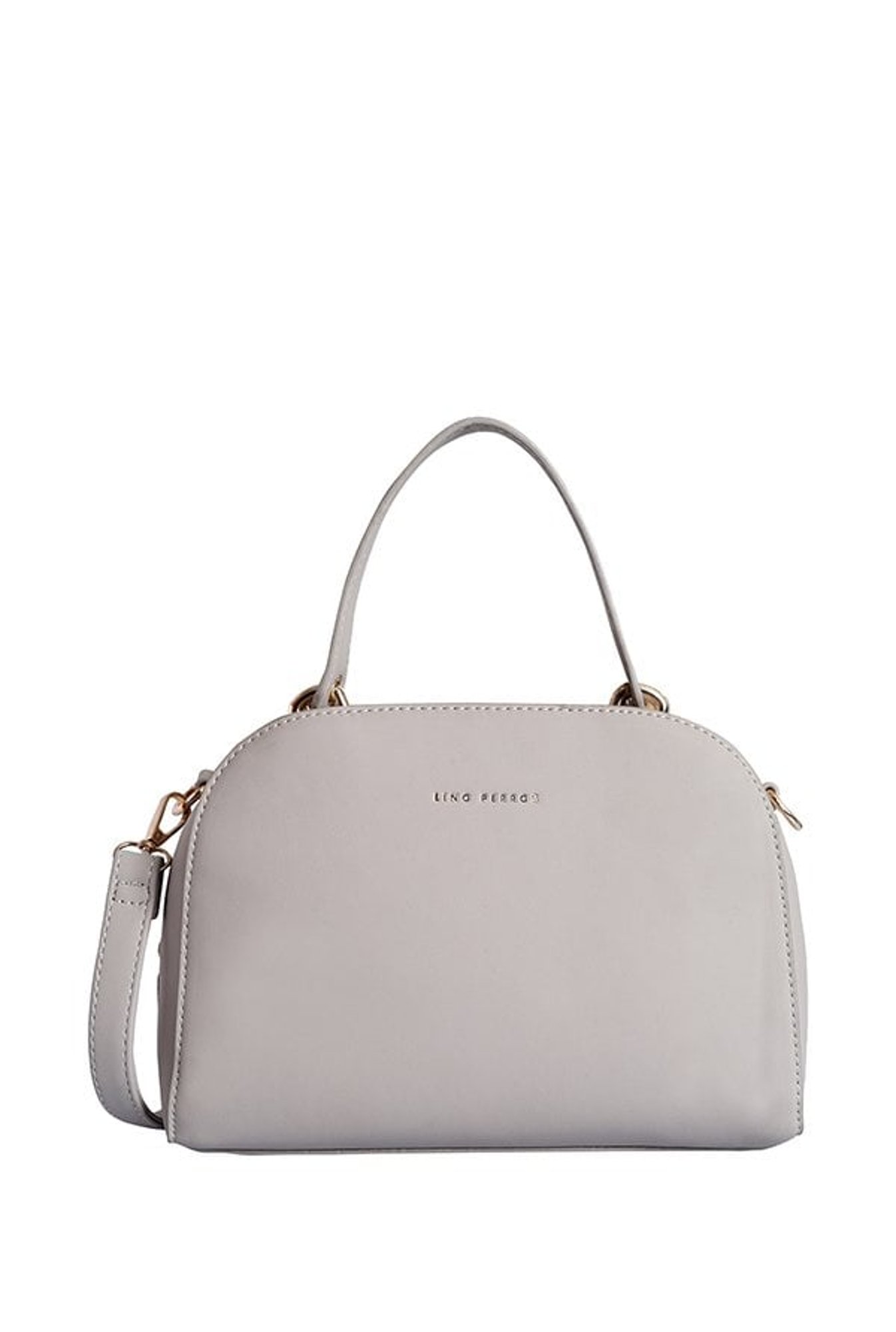 Lino Perros Grey Solid Handbag