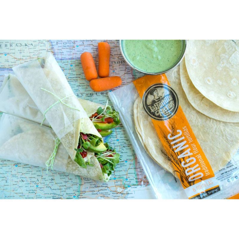 La Tortilla Factory Organic Traditional Tortillas - 7.62oz/6ct