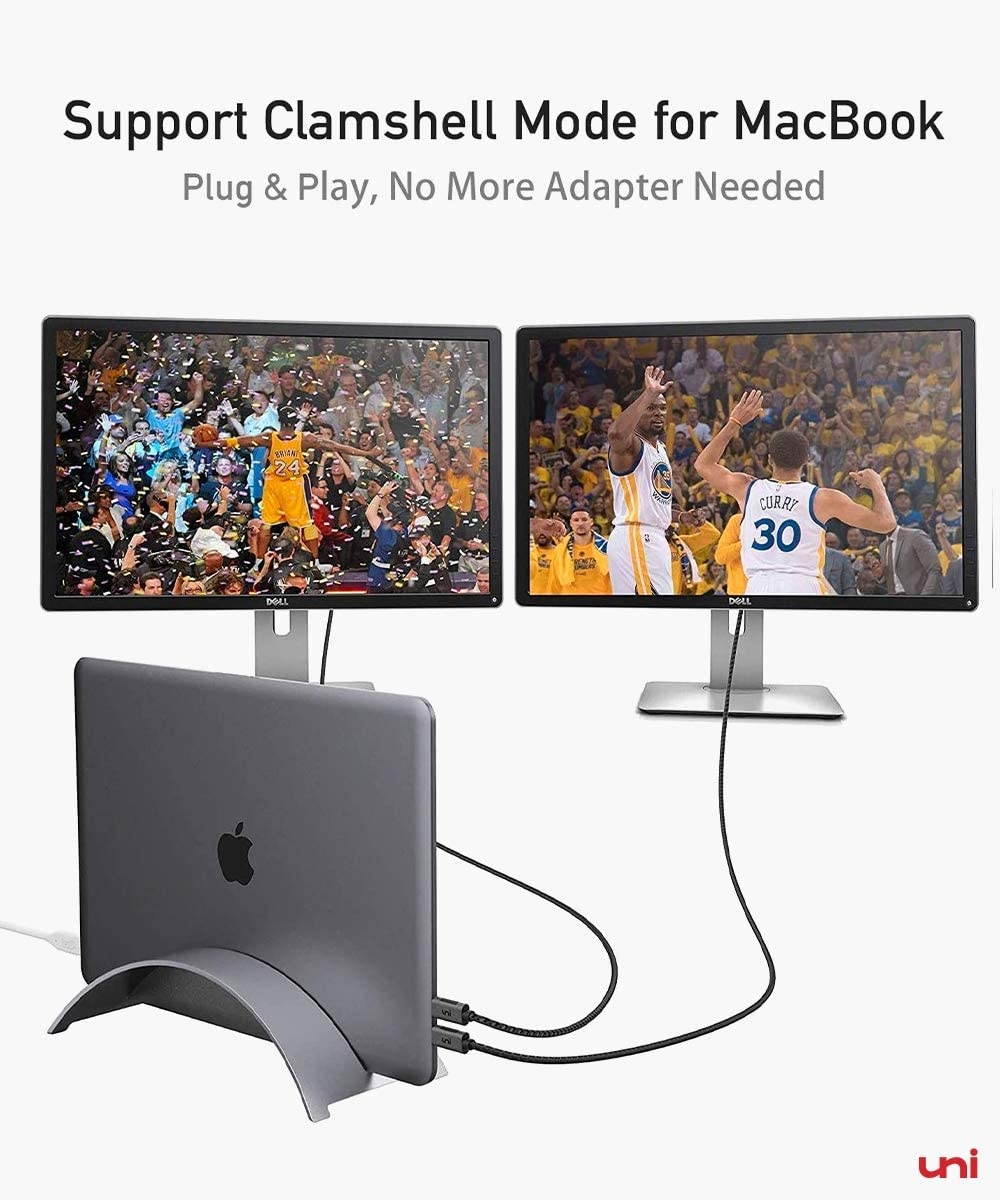 USB C to DisplayPort Cable for Home Office (4K@60Hz 2K@165Hz) uni Sturdy Aluminum DisplayPort to USB C Cable [Thunderbolt 3 Compatible] for MacBook Pro MacBook Air/iPad Pro 2020/2018 XPS 15/13