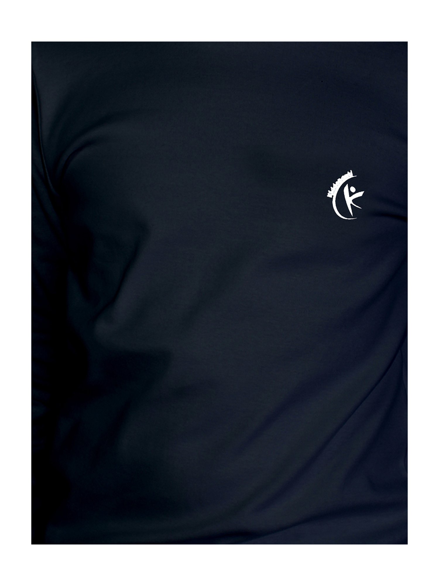 Kiddopanti Kids Black Solid Full Sleeves T-Shirt