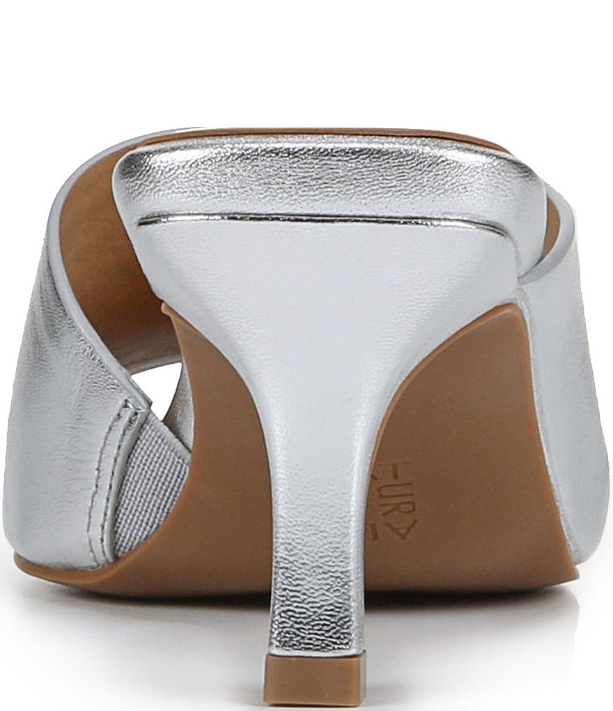 RSVP Collection Naturalizer Stacy Metallic Leather Slides