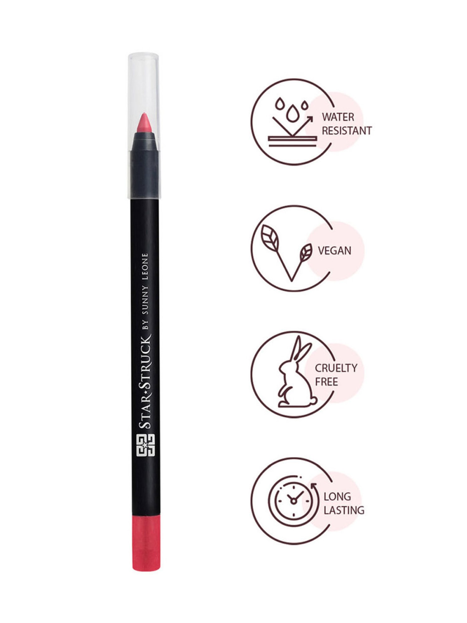 Star Struck by Sunny Leone Long Wear Lip Liner Wild Cherry - 1.20 gm