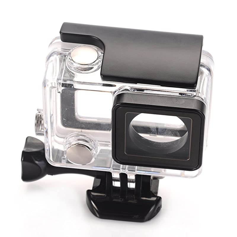 Plastic Latch Rear Snap Waterproof Housing Case Snap Lock Buckle Replacement for Gopro Hero 4 3+ Housing (Black)
