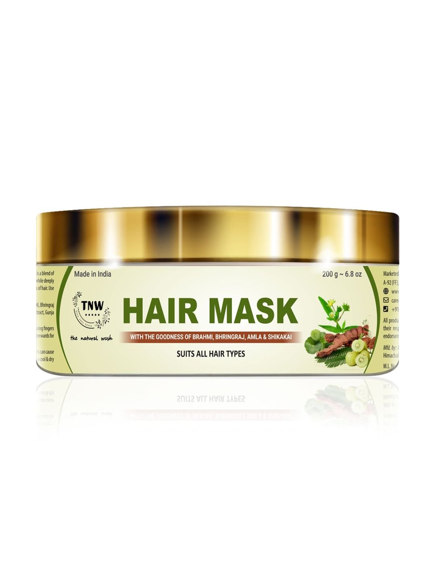TNW-The Natural Wash Hair Mask with Amla Bhringraj & Shikakai - 200 gm