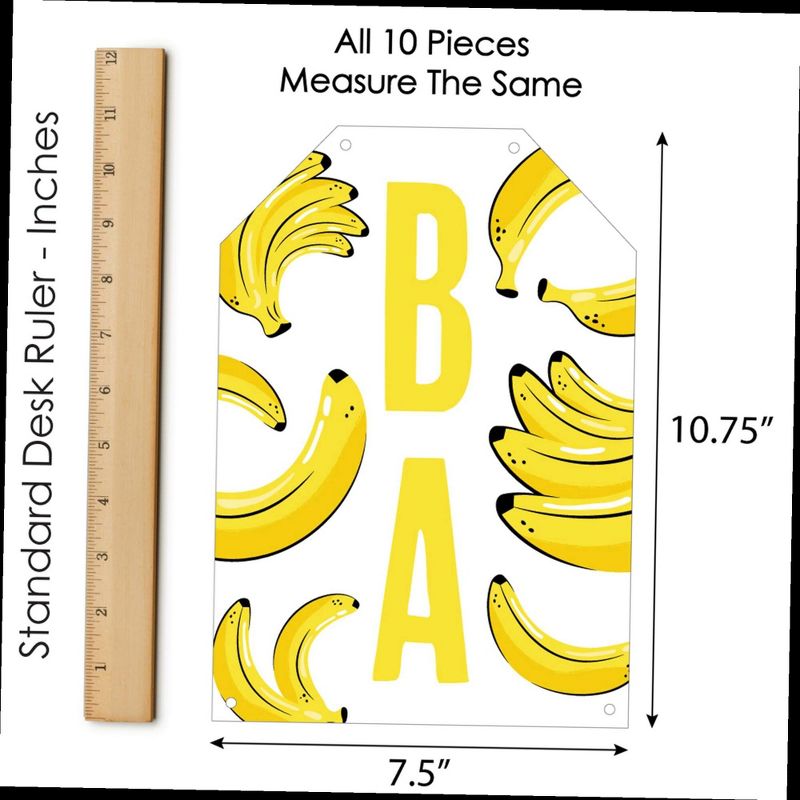 Big Dot of Happiness Blue Elephant - Boy Happy Birthday Decorations Party Banner