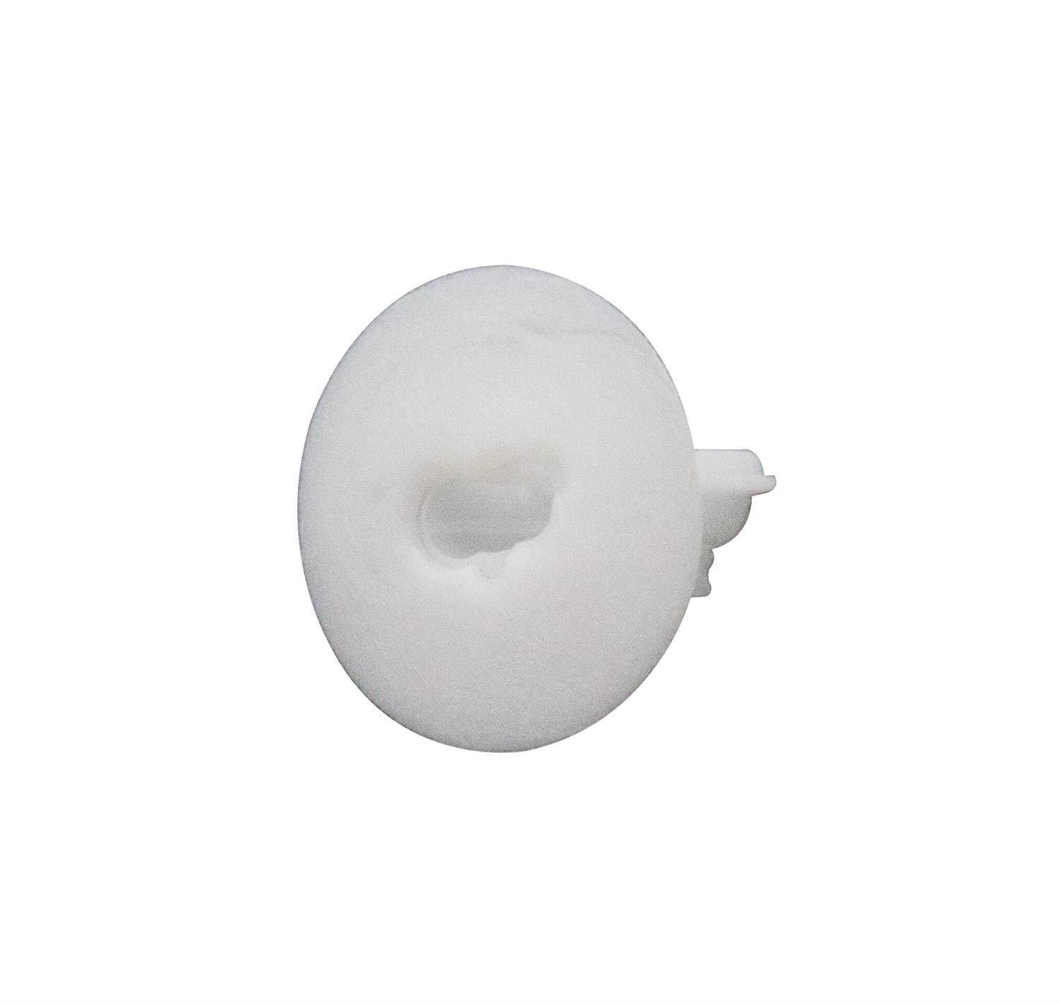White Dual Feed Through Bushing For Coax Coaxial Cable RG6 | 10 Pack