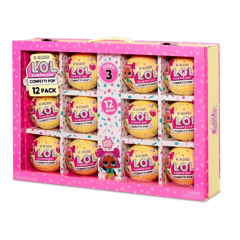 L.O.L. Surprise! Re-released Confetti Pop Suitcase 12pk