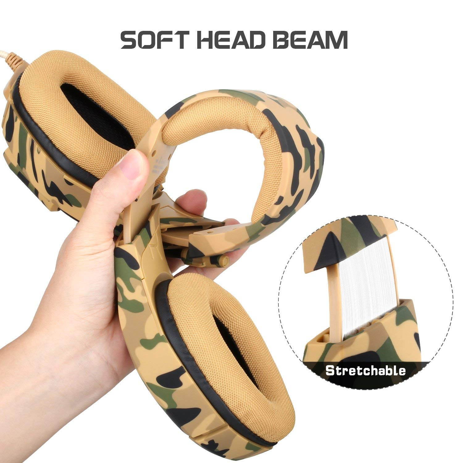 Gaming Headset for PS4 New Xbox one PC Mac, ONIKUMA Over-Ear 3.5mm Headphones with Mic Noise Isolating Deep Bass Surround for Game