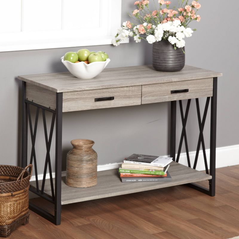 Seneca XX Sofa Table Black/Gray - Buylateral