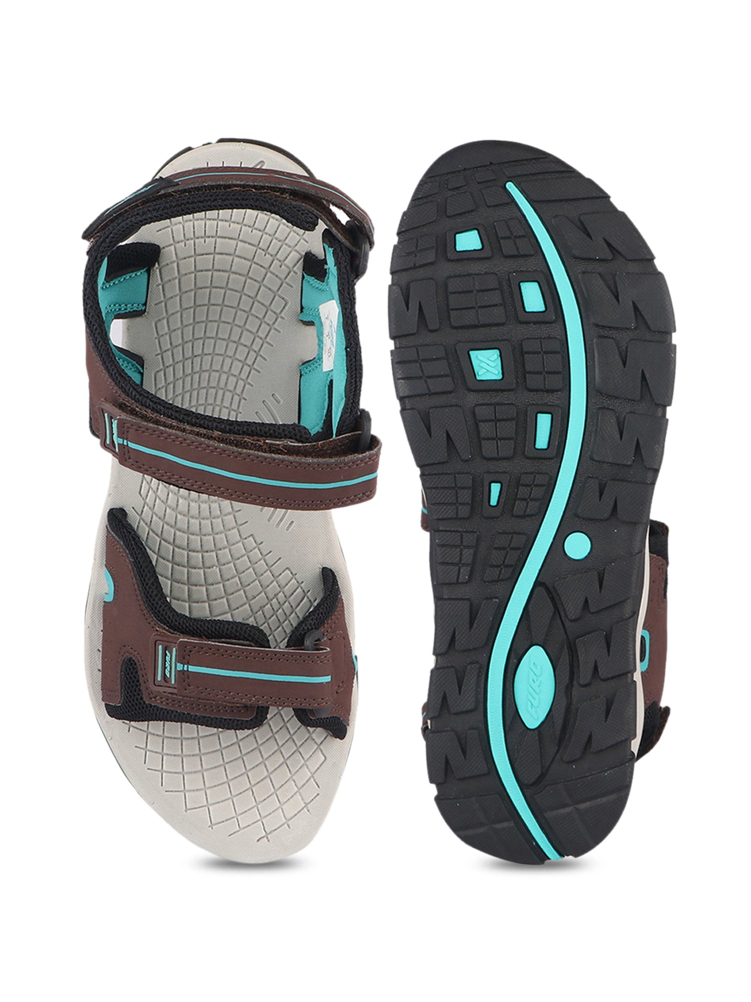 Furo by Red Chief Men's Brown Floater Sandals