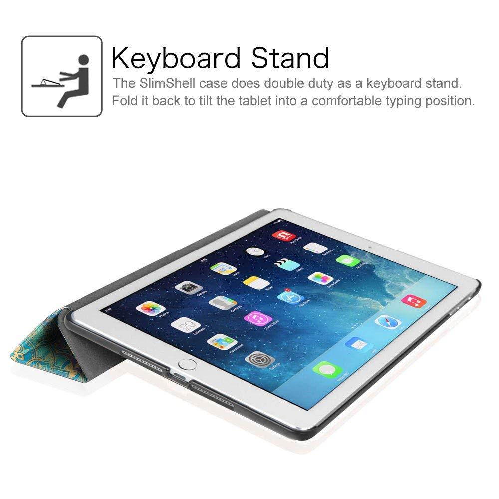 Fintie iPad Air 2 Case - [SlimShell] Ultra Lightweight Stand Smart Protective Cover with Auto Sleep/Wake Feature for Apple iPad Air 2, Shades of Blue